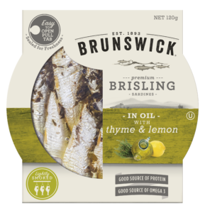 Brunswick Brisling Sardines in Thyme & Lemon