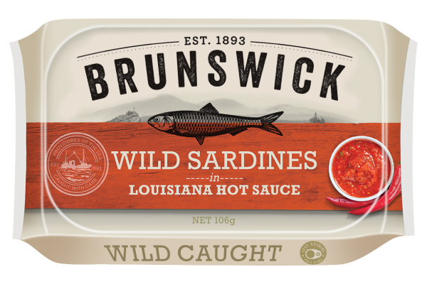 Wild Sardines in Louisiana Hot Sauce